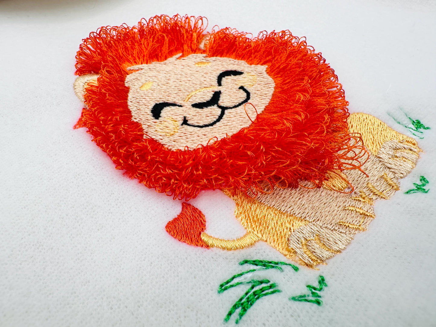 Fringed Fluffy Baby Lion