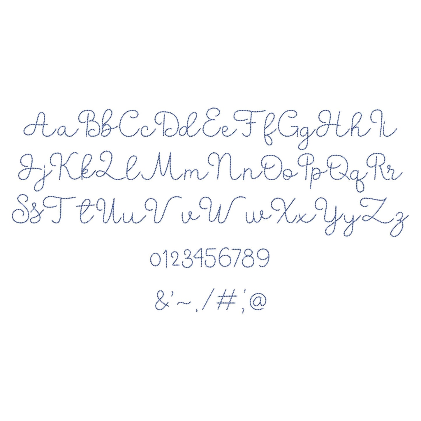 Handwritten Font Buttercup – Handwriting instant download embroidery file by Artapli