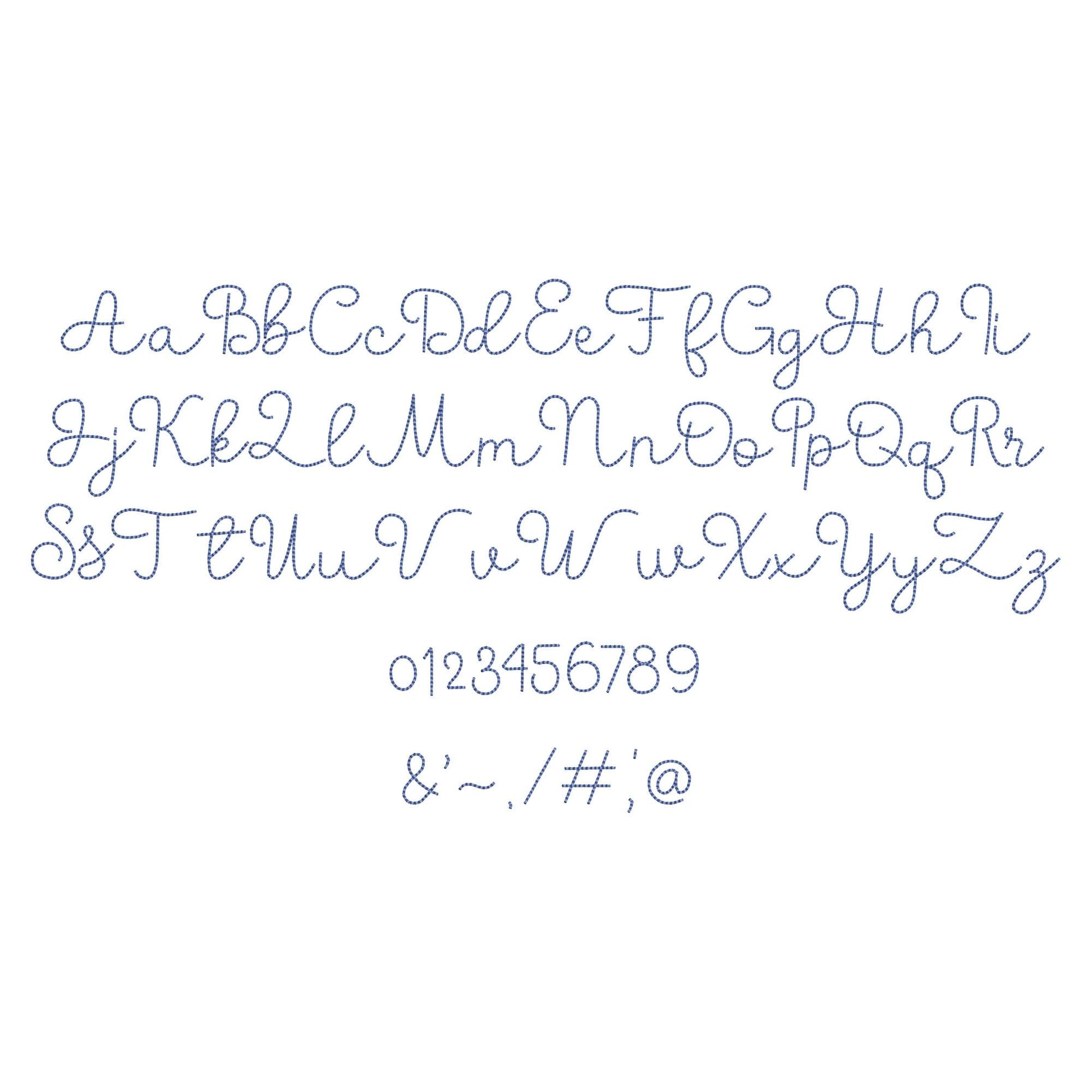 Handwritten Font Buttercup – Handwriting instant download embroidery file by Artapli