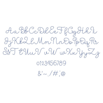 Handwritten Font Buttercup – Handwriting instant download embroidery file by Artapli
