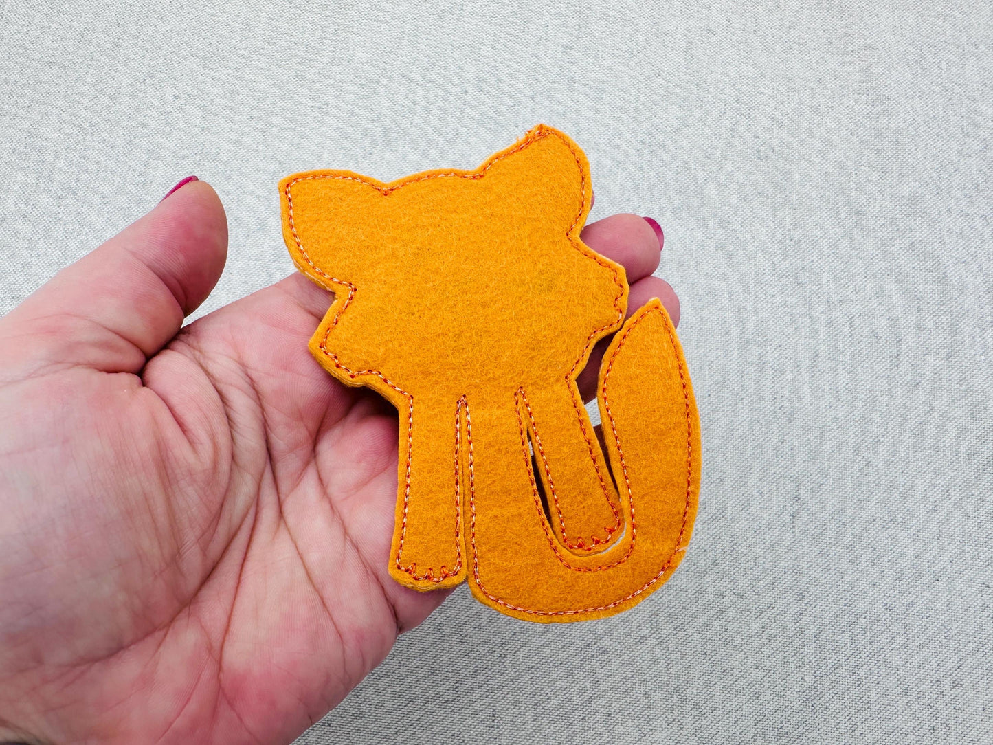 Lovely Fox Bookmark ITH in the hoop kids girls boys machine embroidery designs for hoop 4x4 5x7 reading book gift idea animal design