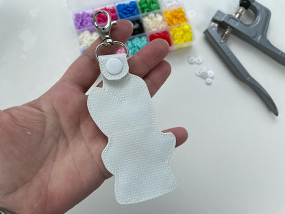 Fluffy Bunny Keychain ITH