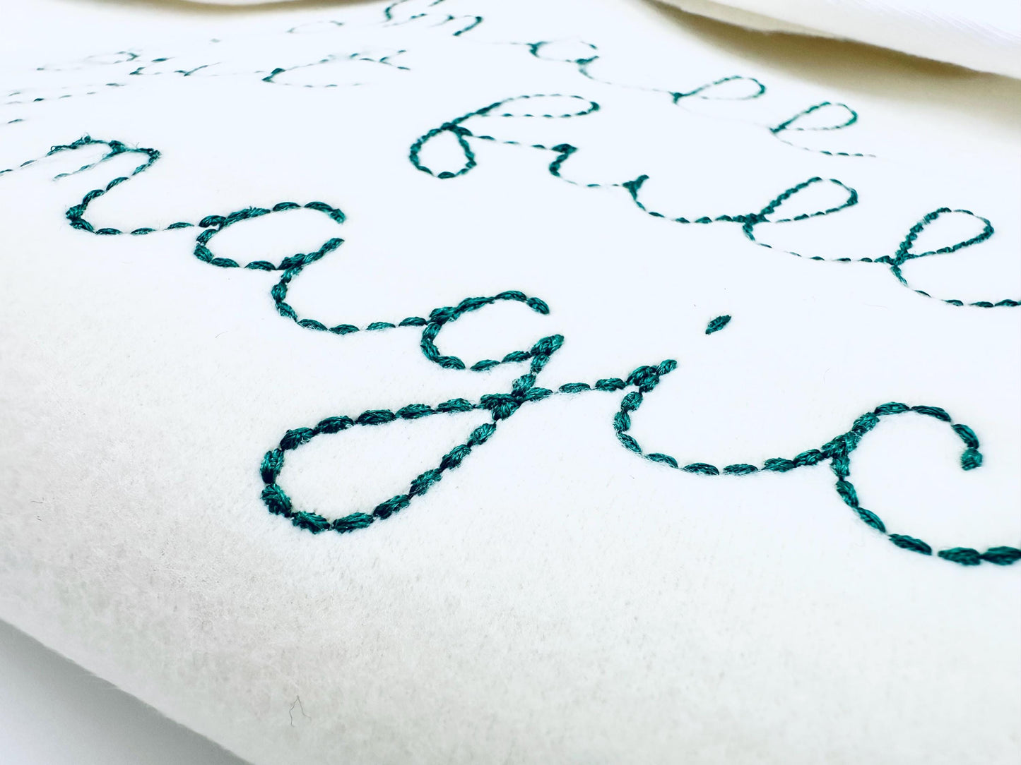 Hand stitch effect FONT Tala machine embroidery designs assorted sizes handwritten script font alphabet letters kids baby seed stitch