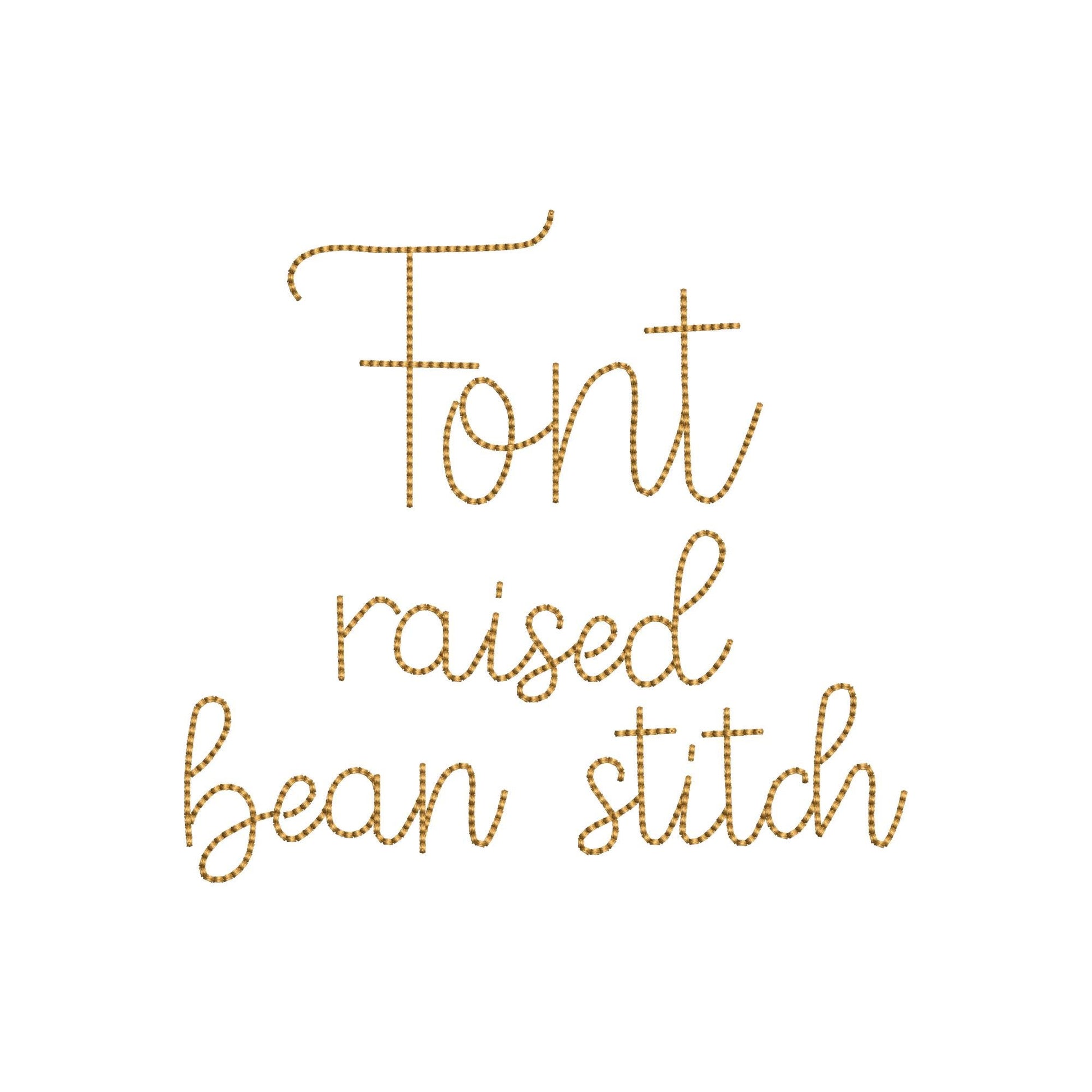 Handwritten script Font Honey Bean – Handwriting instant download embroidery file by Artapli