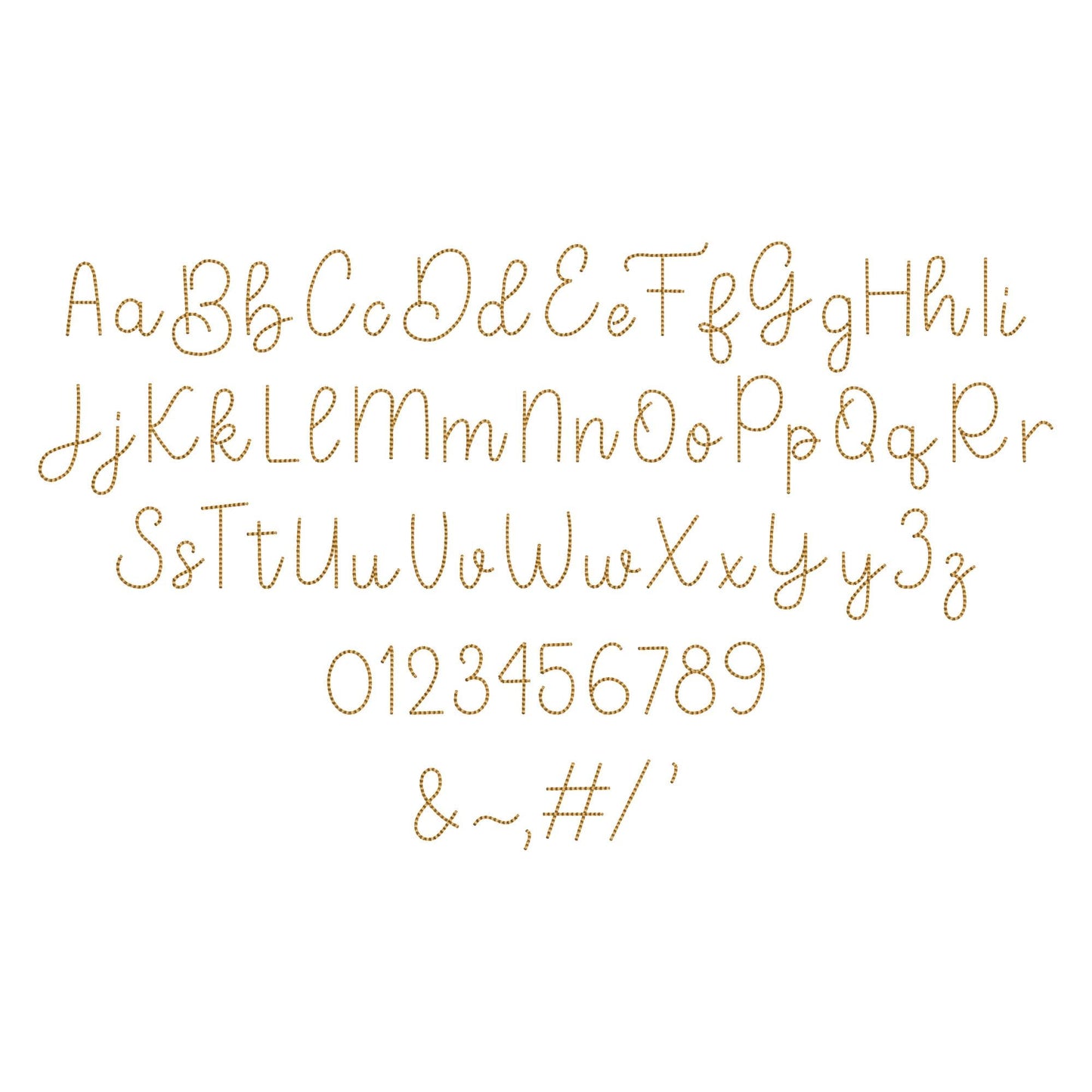 Handwritten script Font Honey Bean – Sizes 0.9" 1" 1.3" 1.6" 2" 4" BX Digital Font File | Artapli