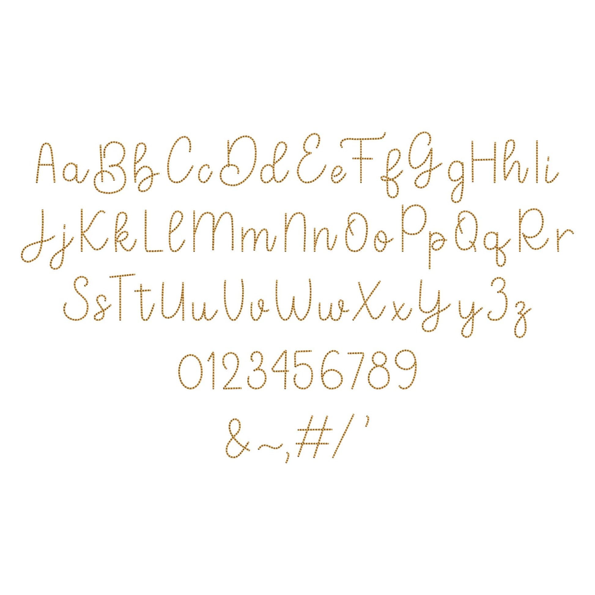 Handwritten script Font Honey Bean – Sizes 0.9" 1" 1.3" 1.6" 2" 4" BX Digital Font File | Artapli