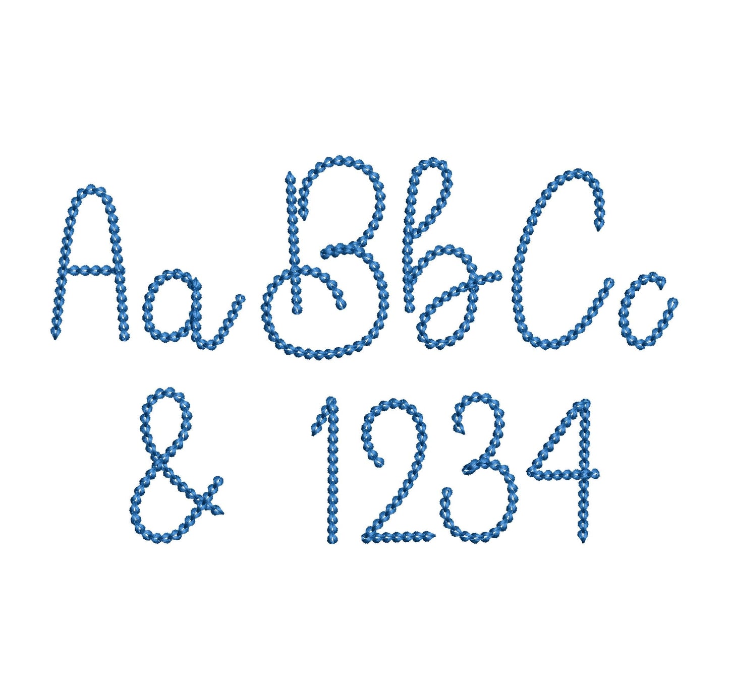 Bold Chain Font Barley