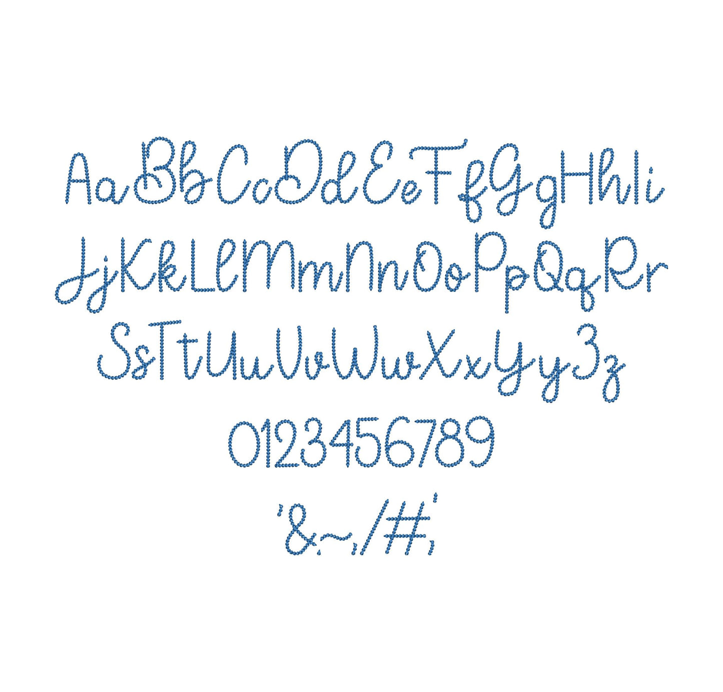 Bold Chain Font Barley