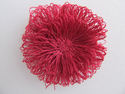 Rose Floral Curl Set fringed fringe flower machine embroidery designs