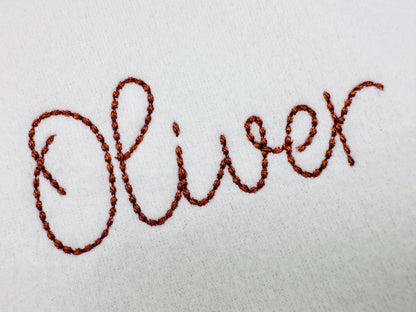 Script FONT Bare Stitch Hand Stitch Effect Alphabet Monogram Machine Embroidery Designs Bean Stitch Letters and Numbers