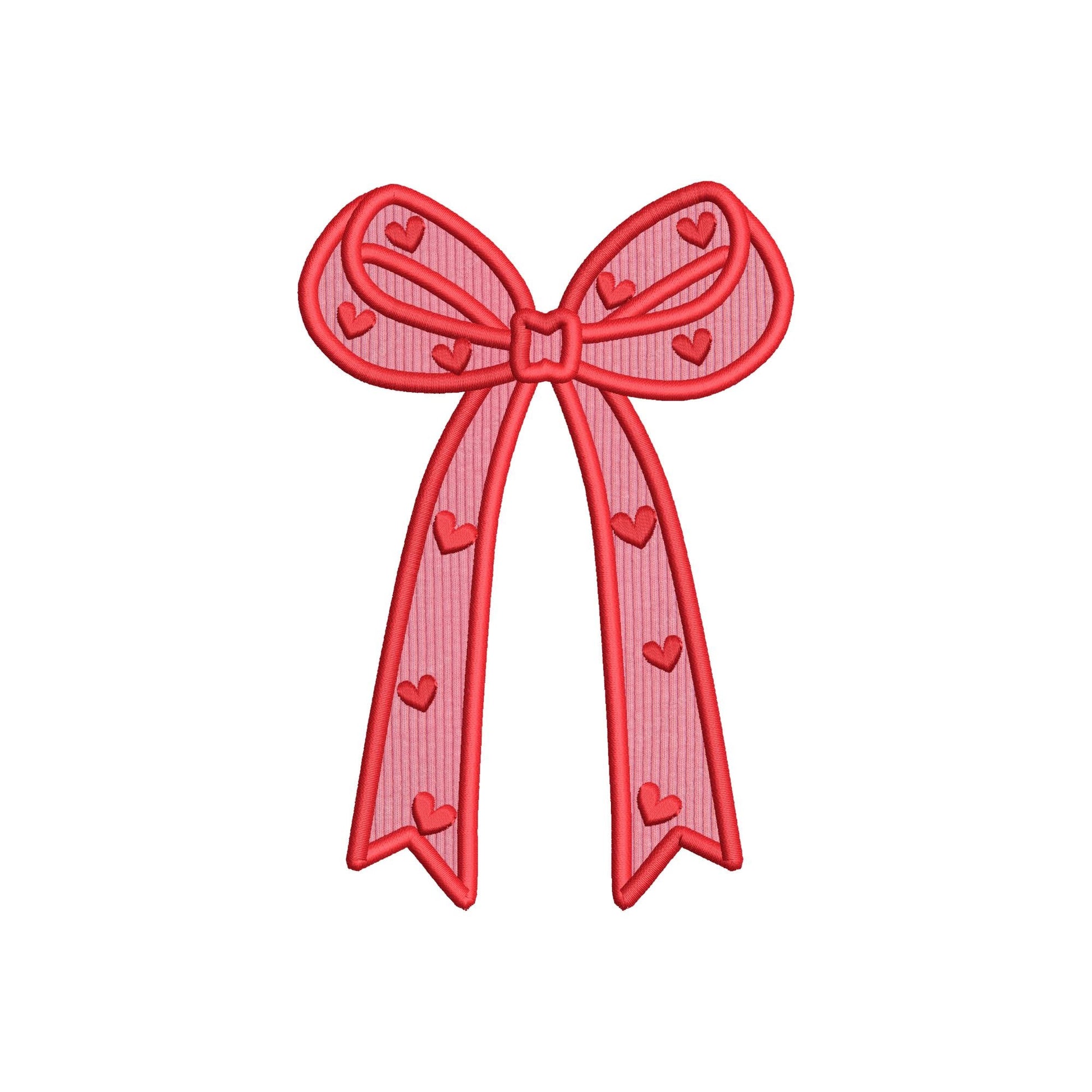 Heart Patterned Side Bow
