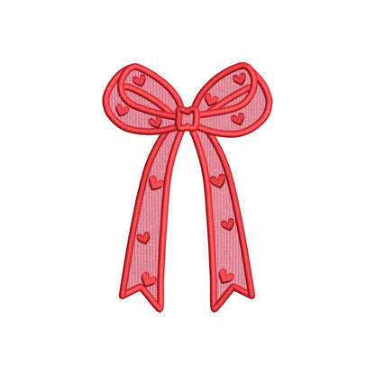 Heart Patterned Side Bow
