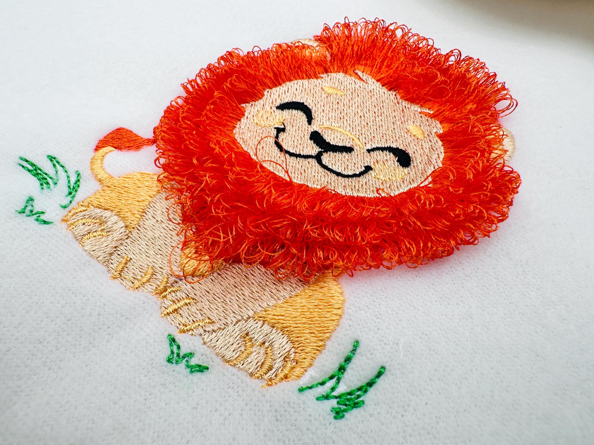 Fringed Fluffy Baby Lion