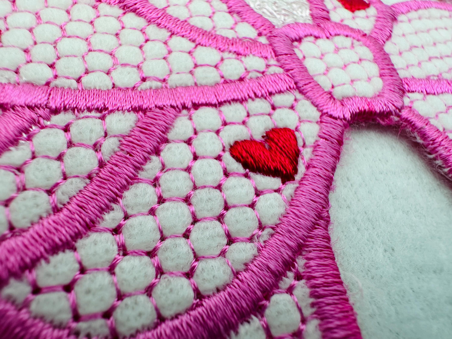 Lovely Lace Edge Side Bow