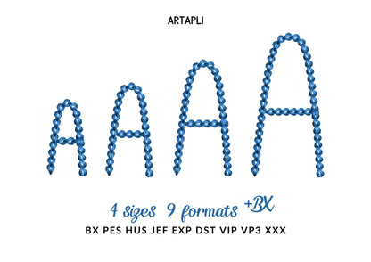 Bold Chain Font Barley