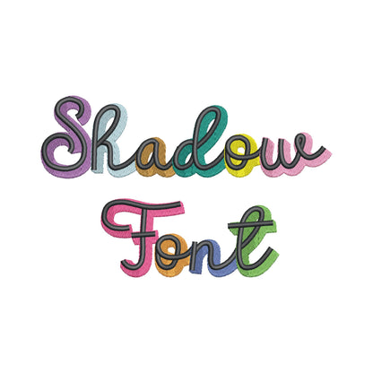 Handwritten Bouncy Shadow Font