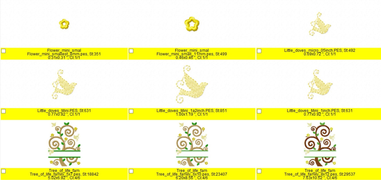 Split Family Tree and Mini Font – Instant Download | Artapli