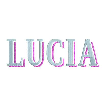 Tiny Shadow Collegiate Font
