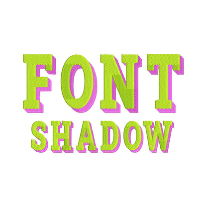 Slab Shadow Block Font