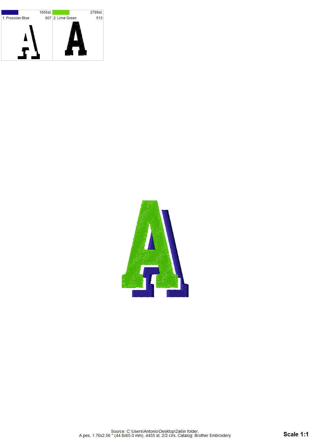 Block Drop Shadow Font