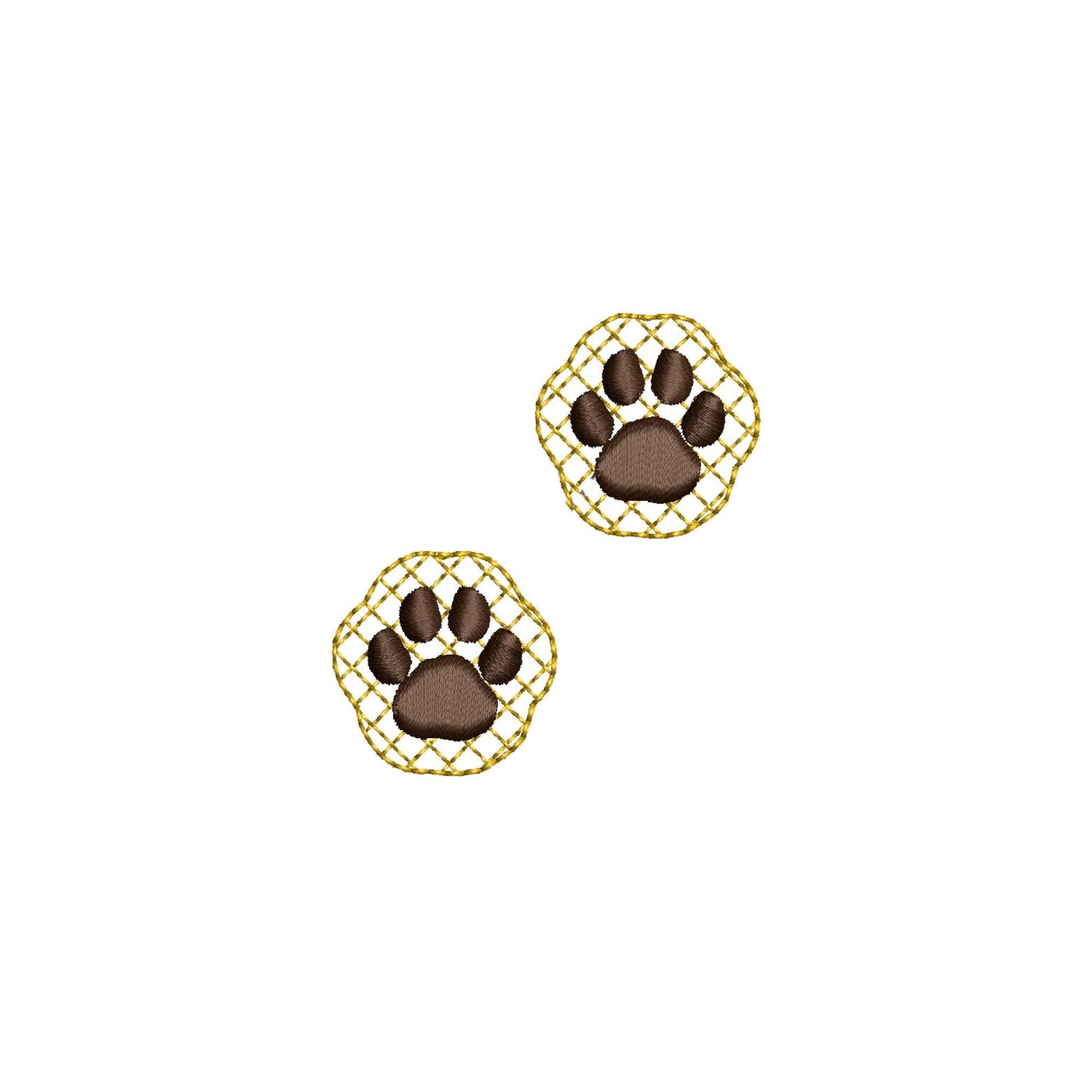 Dog Puppy Paw HTV Glitter