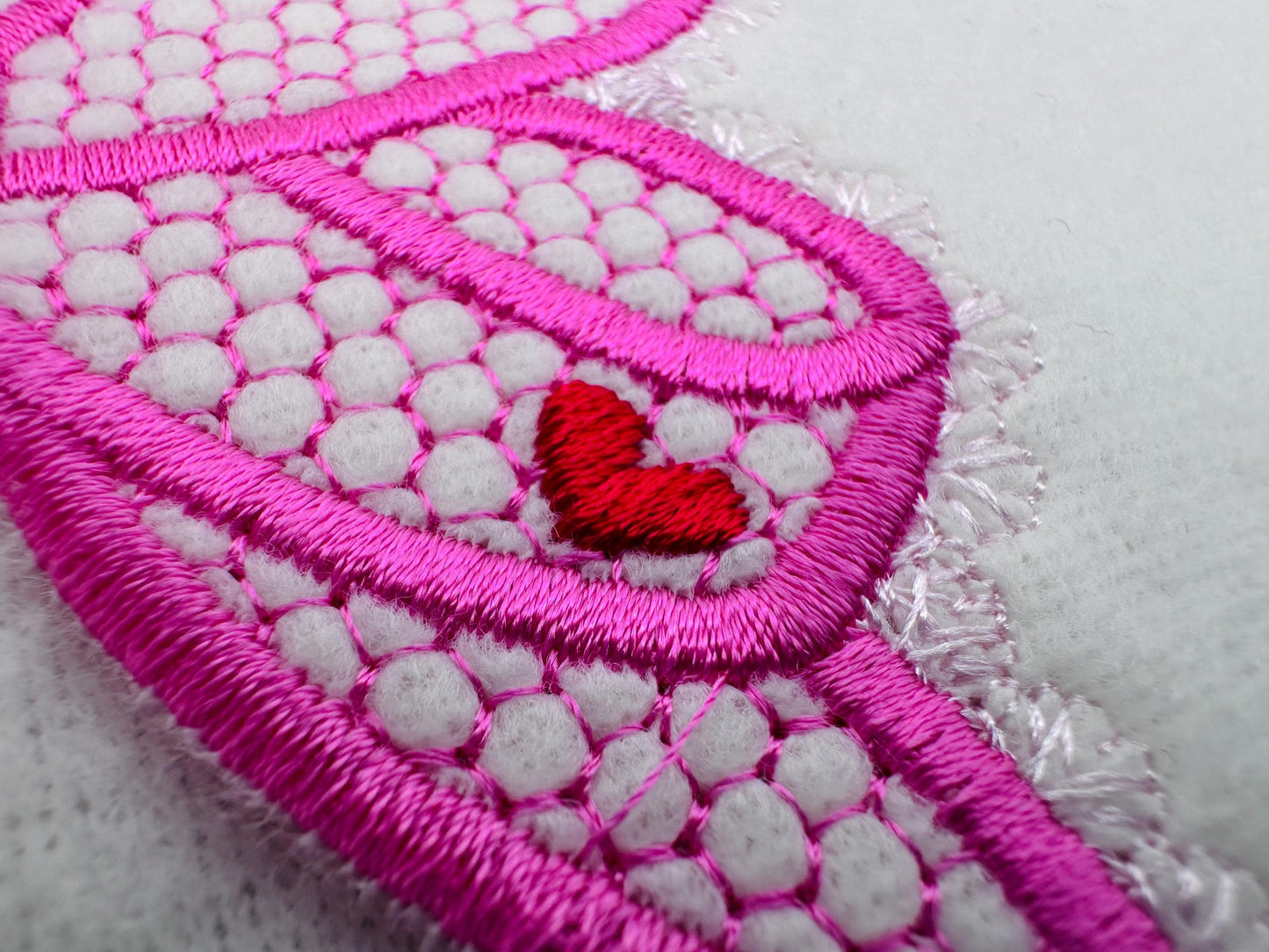 Lovely Lace Edge Side Bow