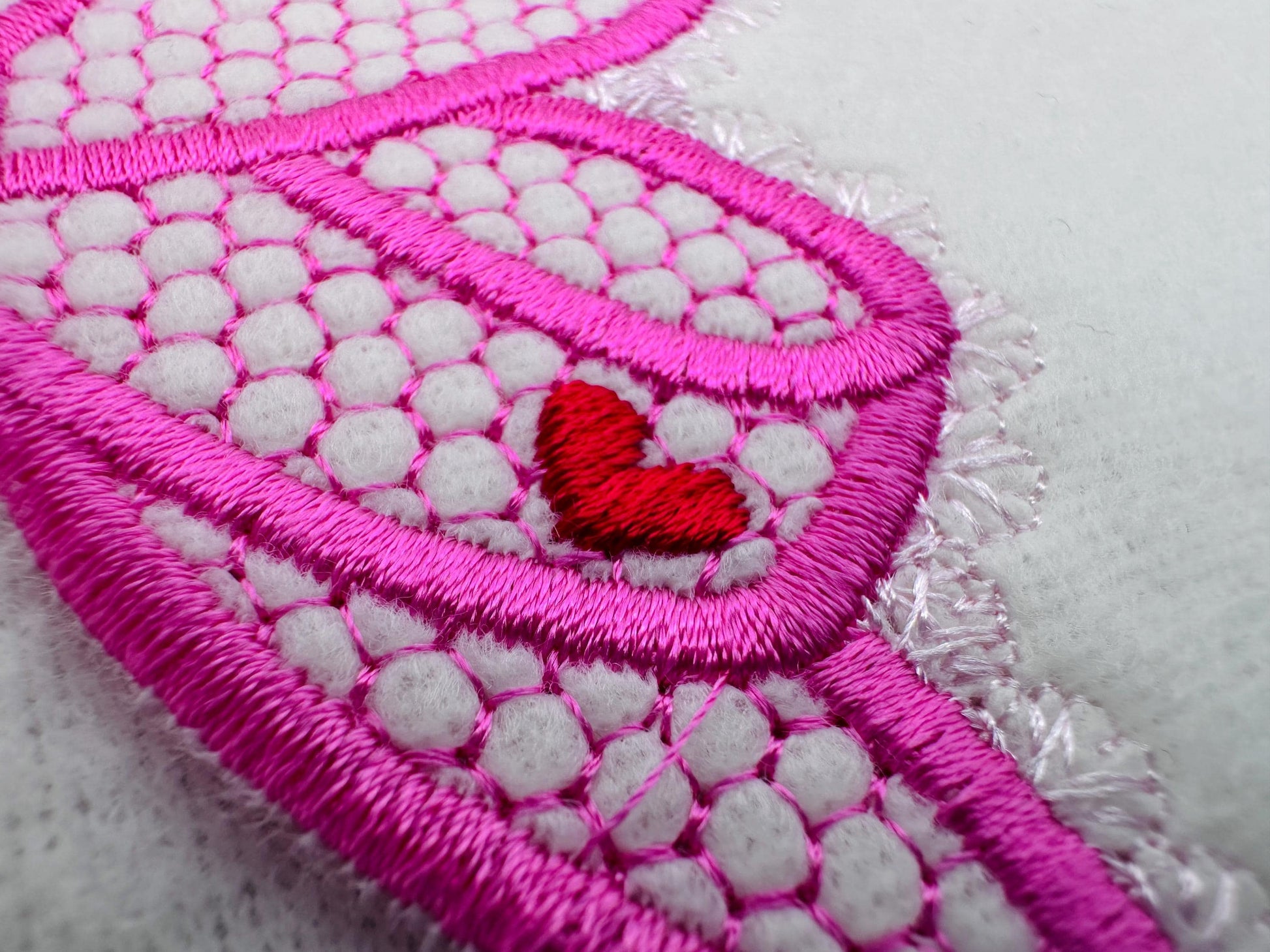 Lovely Lace Edge Side Bow