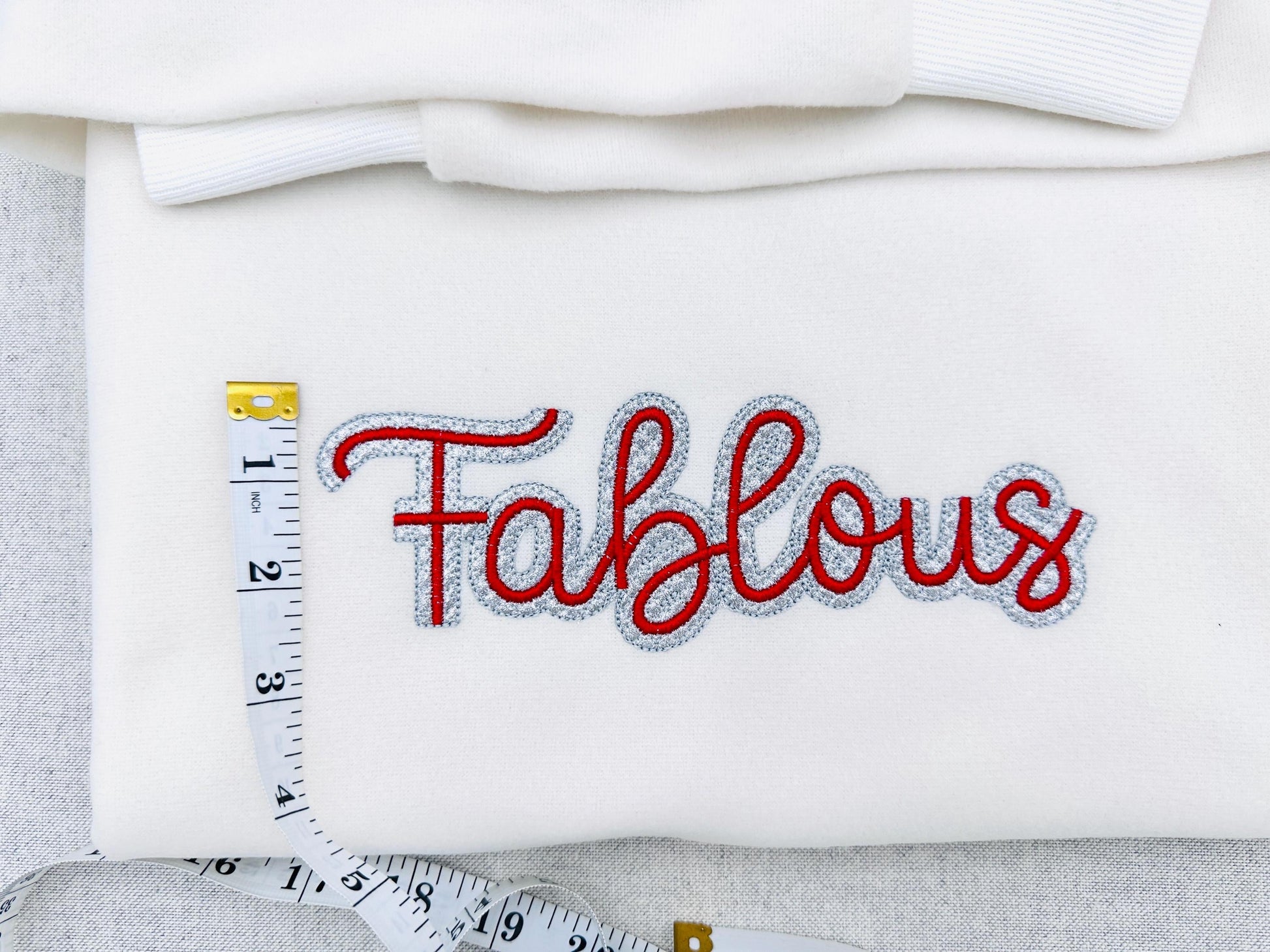 HTV Glitter Vinyl Font Glow – Appliqué embroidery design by Artapli