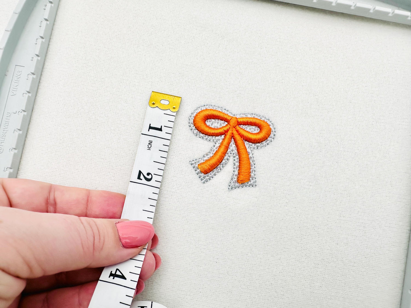 HTV glitter vinyl and puffy foam Bow machine embroidery designs 3d raised sparkle kids girls monogram add-on mini