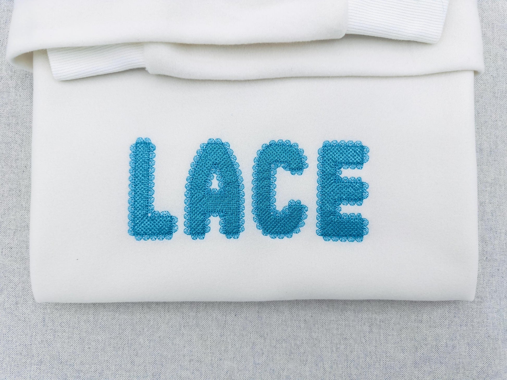 Lace Edge FONT HTV glitter vinyl layer applique Alphabet Monogram sparkle girls letters machine embroidery designs