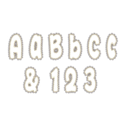 Lace Edge applique Alphabet Font lace trim effect letters, Monogram kids girls machine embroidery designs