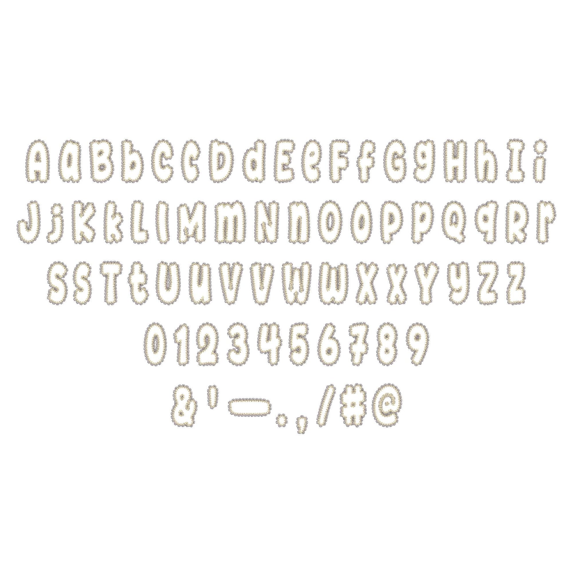 Lace Edge applique Alphabet Font lace trim effect letters, Monogram kids girls machine embroidery designs