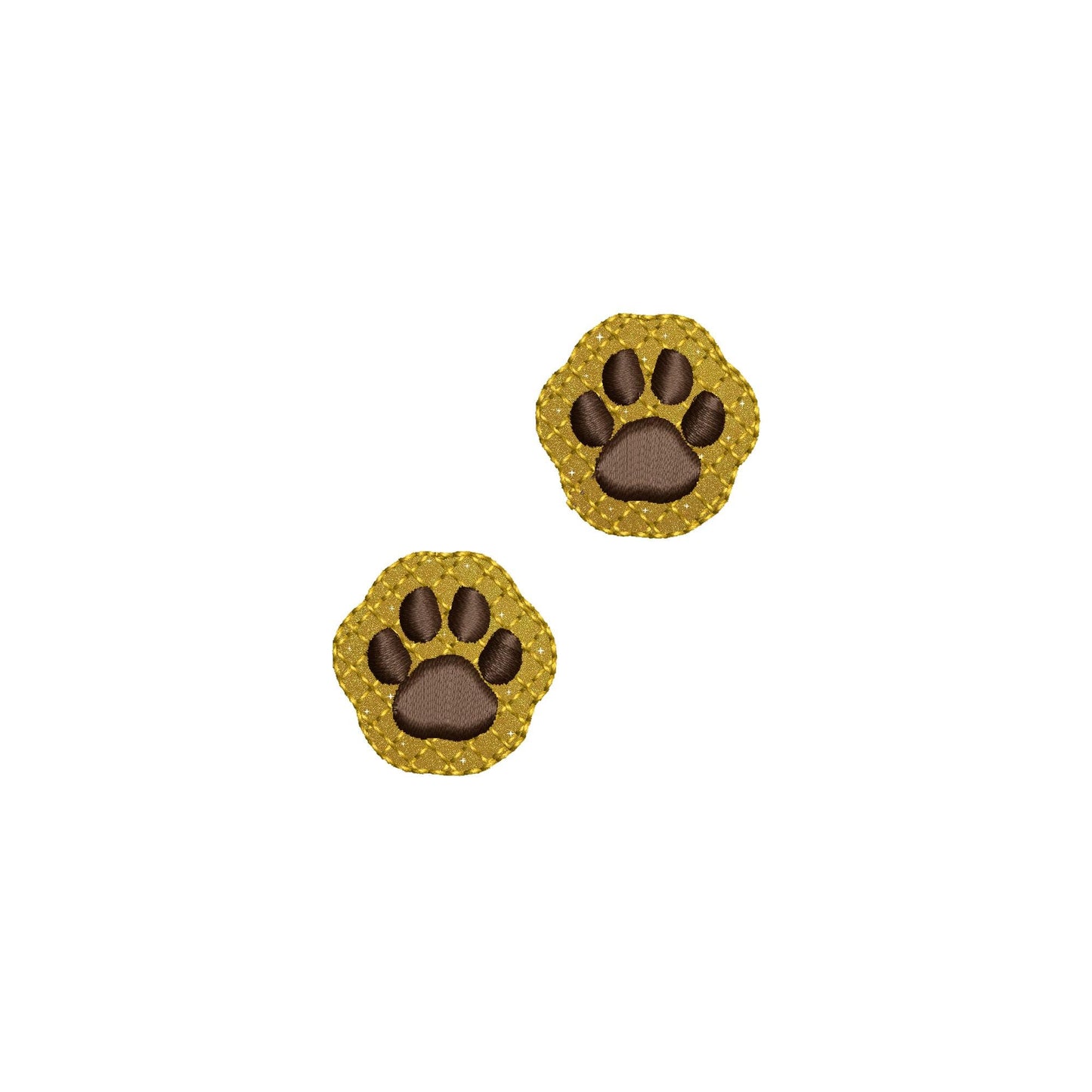 Dog Puppy Paw HTV Glitter