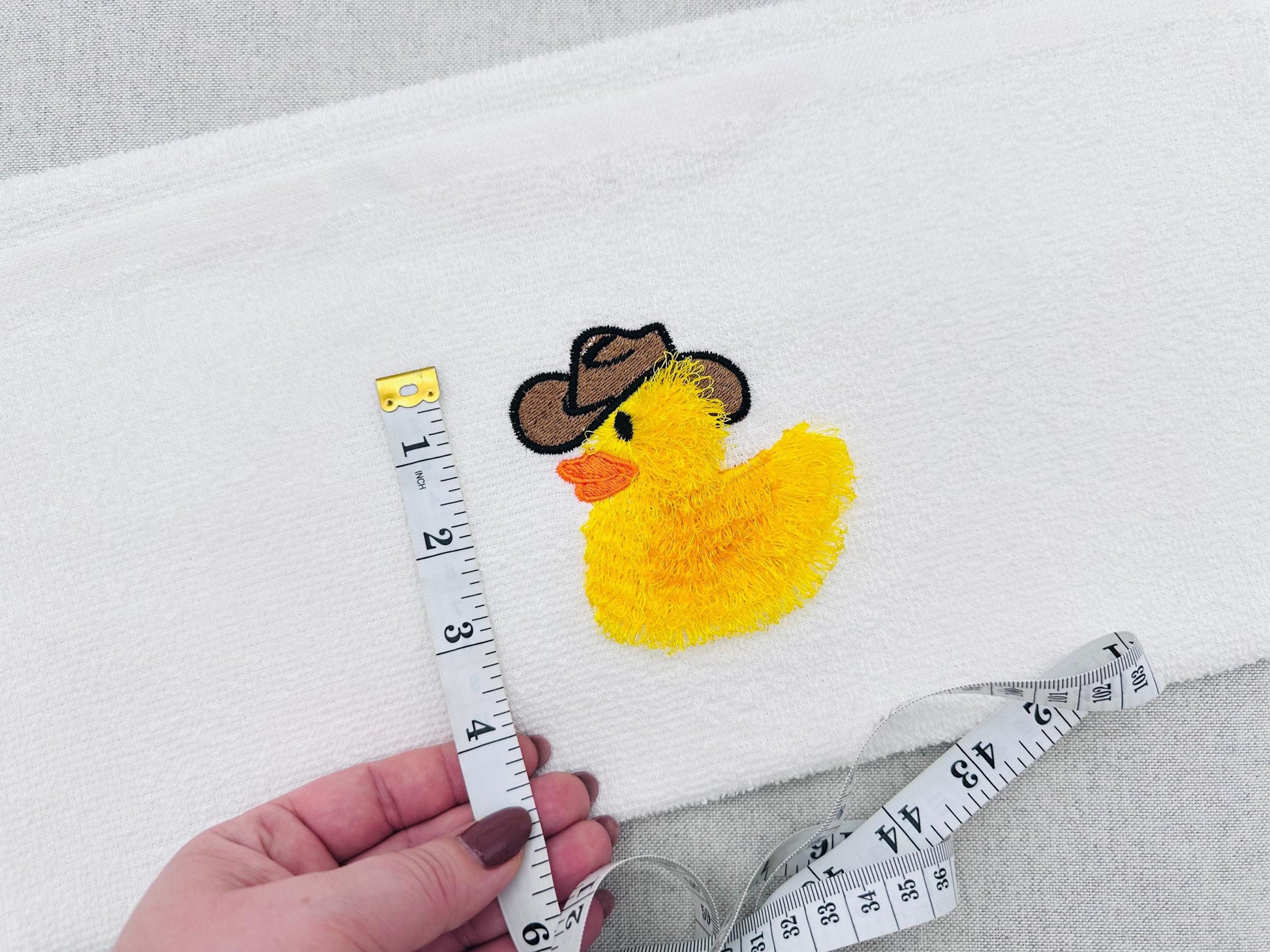 Fringed Rubber Duck Cowboy – Sizes 3.8" 4.5" 4" 5" Digital Embroidery File | Artapli