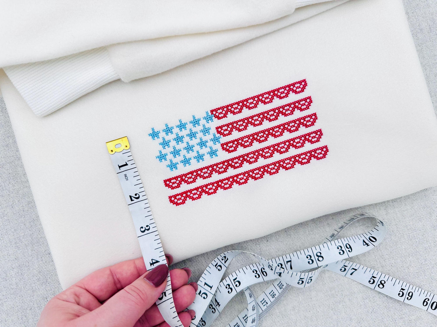 Cross Stitch Lace Flag – Flag embroidery pattern by Artapli