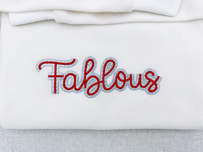 HTV Glitter Vinyl Font Glow – Alphabet machine embroidery design by Artapli