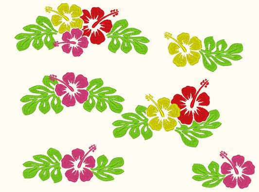 Hawaiian Hibiscus Flower Set – Instant Download | Artapli