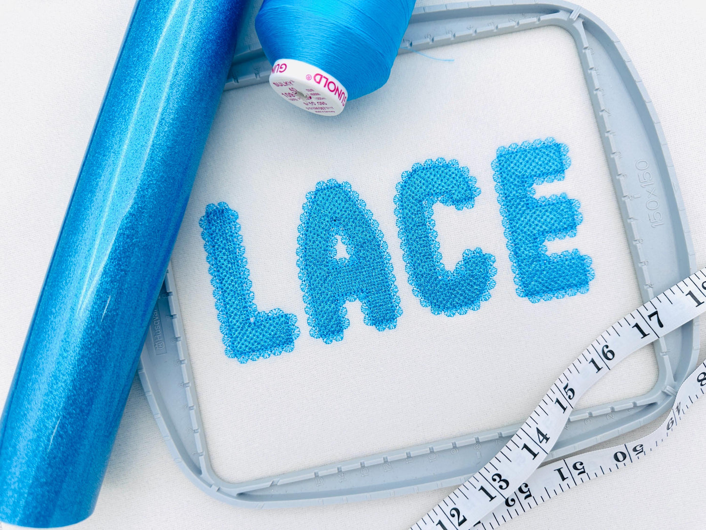 Lace Edge FONT HTV glitter vinyl layer applique Alphabet Monogram sparkle girls letters machine embroidery designs