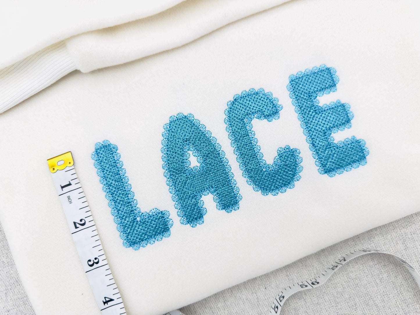 Lace Edge FONT HTV glitter vinyl layer applique Alphabet Monogram sparkle girls letters machine embroidery designs