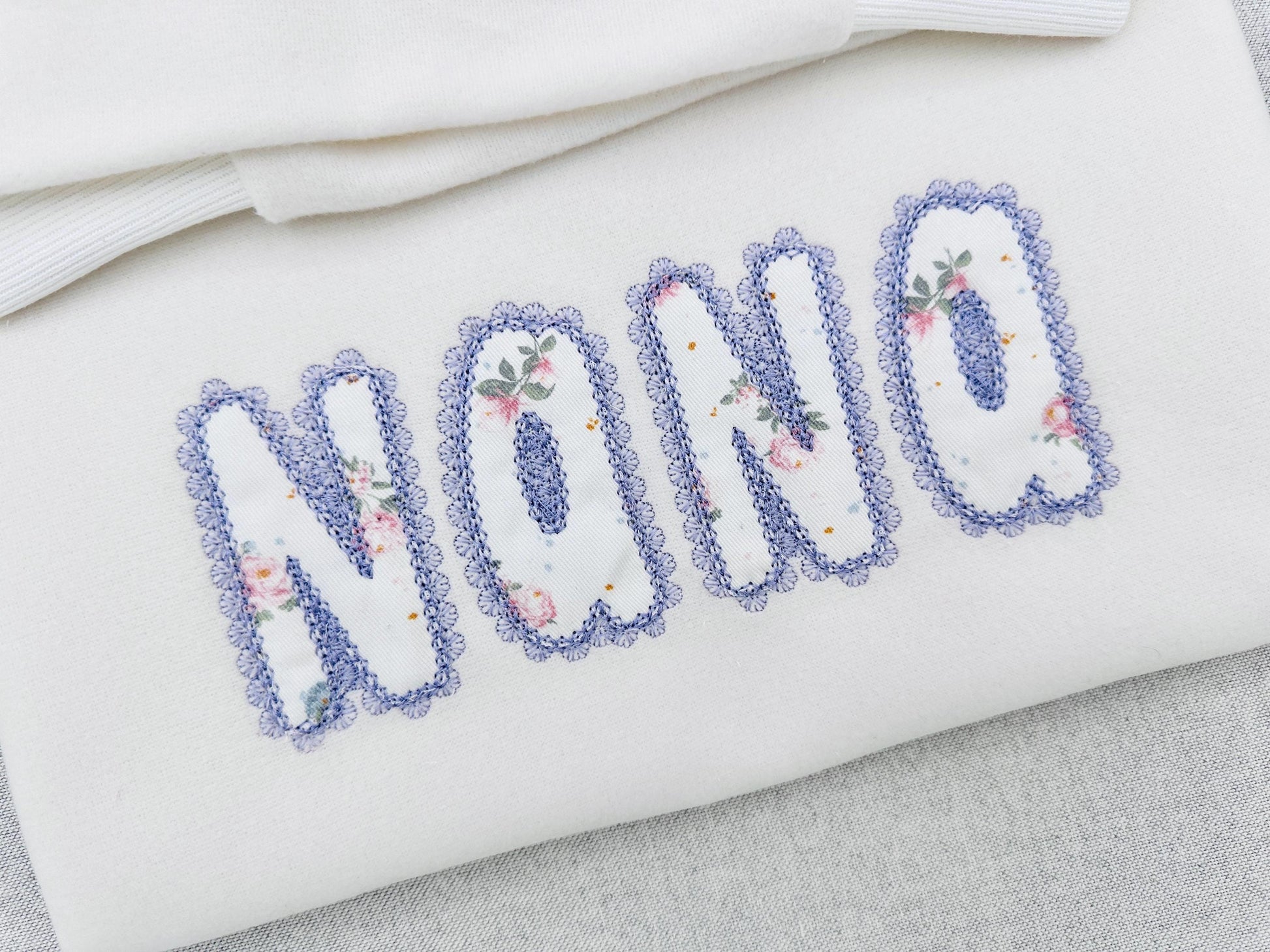 Lace Edge applique Alphabet Font lace trim effect letters, Monogram kids girls machine embroidery designs