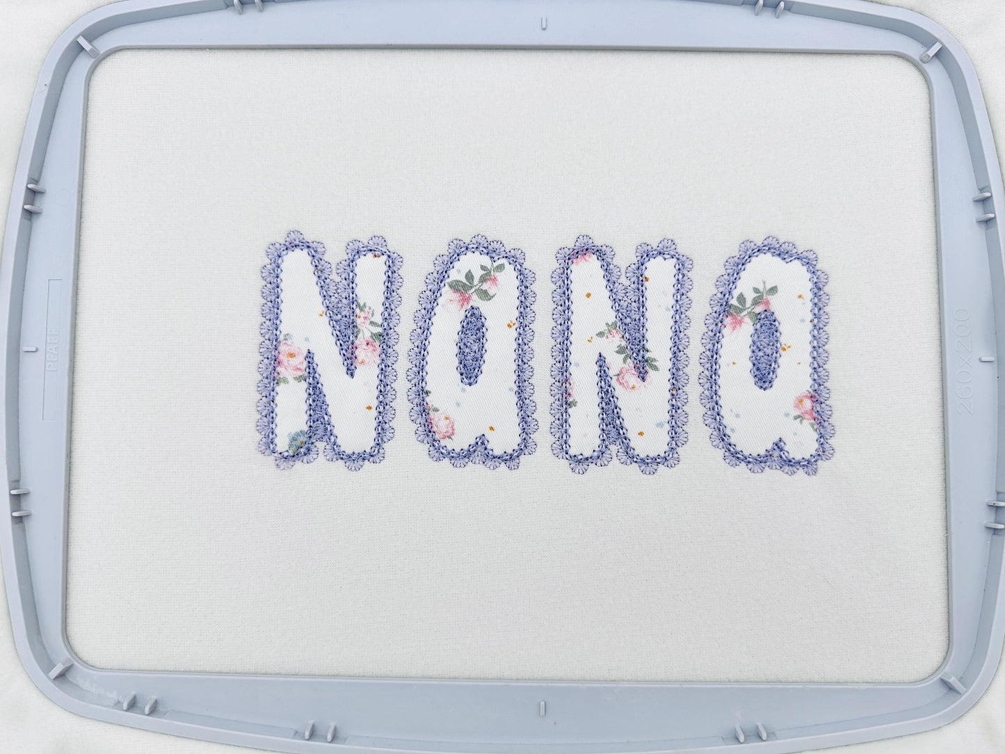 Lace Edge applique Alphabet Font lace trim effect letters, Monogram kids girls machine embroidery designs