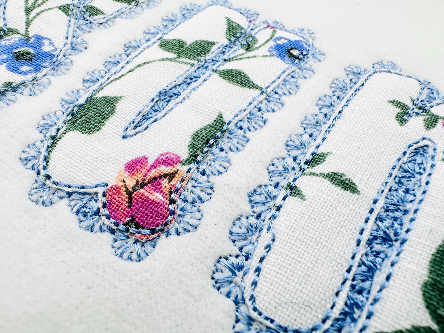 Lace Edge FONT raggedy edge applique Alphabet Monogram vintage style girls letters machine embroidery designs