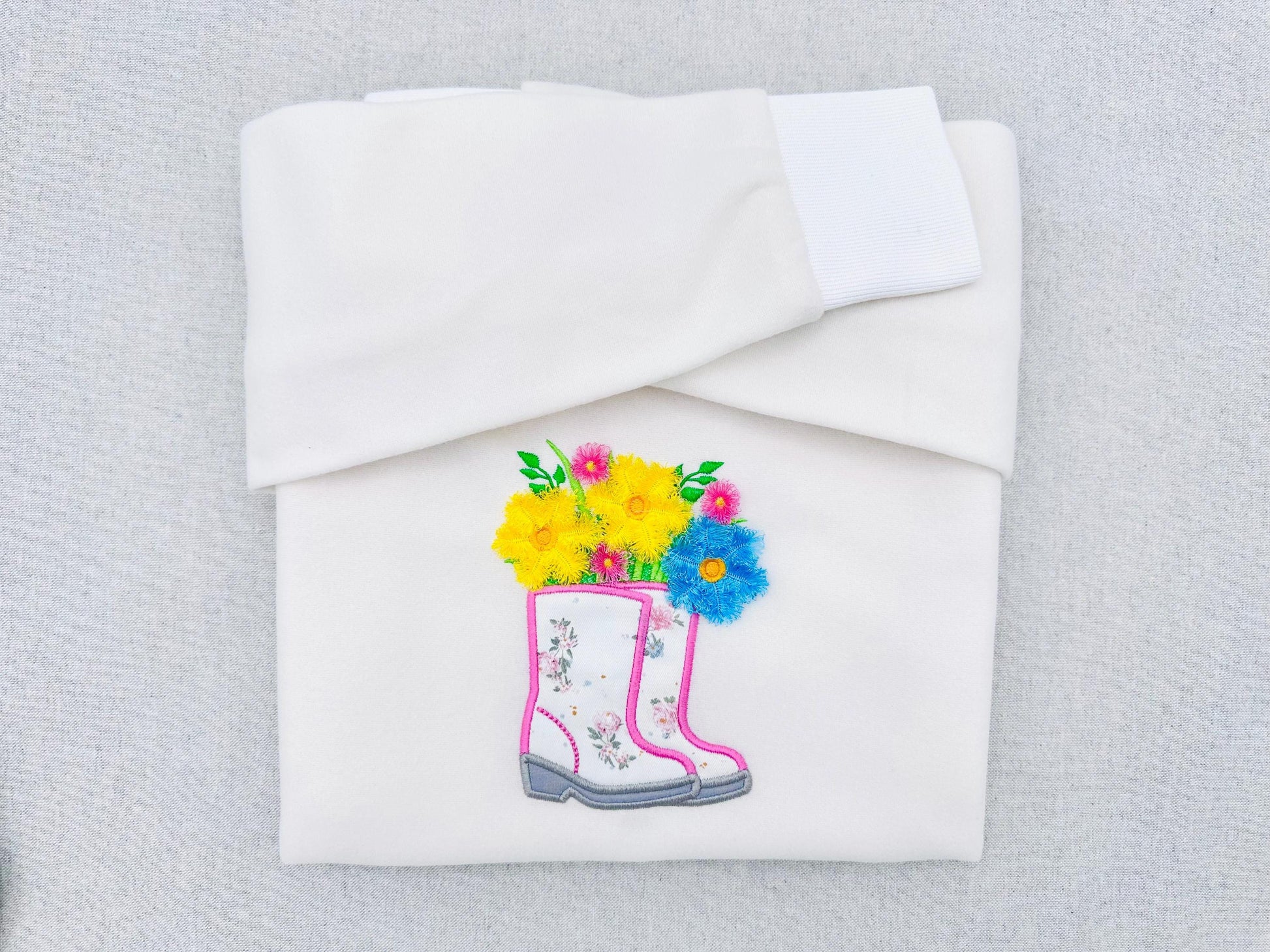 Floral Ranch Farmer Boots – Instant Download | Artapli