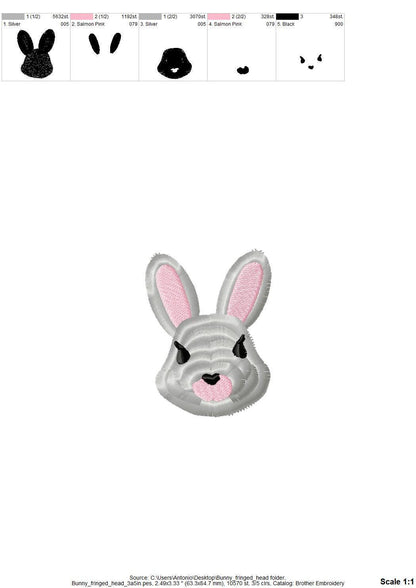 Fringed Easter Bunny