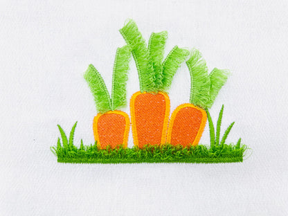 Fringed Carrot Garden – Sizes 4" 4.5" 5" 5.5" 7" BX Digital Font File | Artapli
