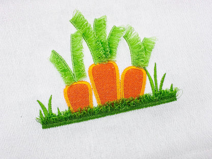 Fringed Carrot Garden – Embroidery Font 4" 4.5" 5" 5.5" 7" | BX PES DST JEF | Artapli