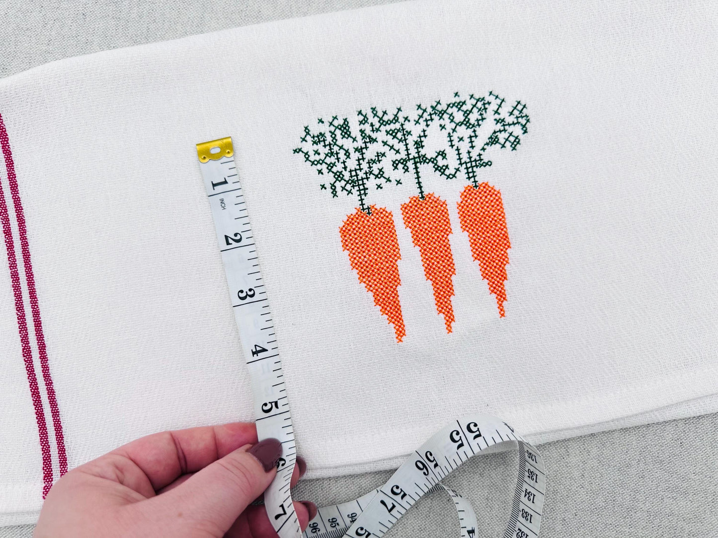 Cross Stitch Carrot Trio – Instant Download | Artapli