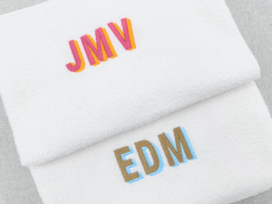 Bold Block Shadow FONT fill stitch Alphabet Monogram shadowed letters Machine Embroidery Designs
