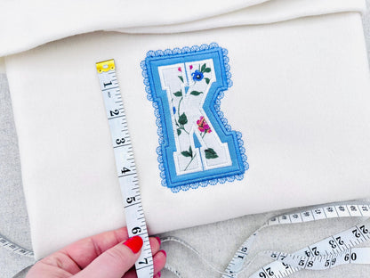 Lace Edge Double Layer Applique Font – Block embroidery pattern by Artapli