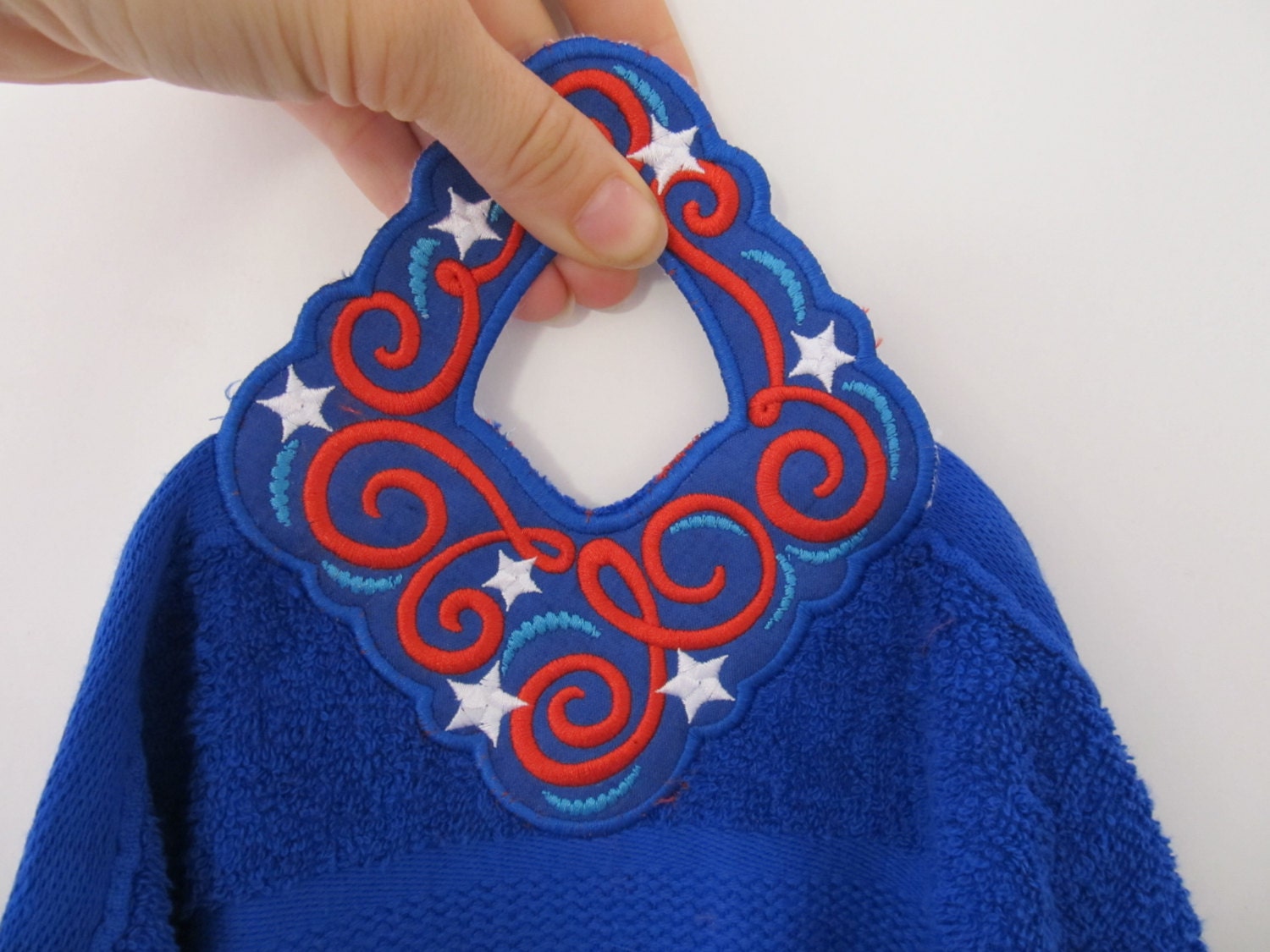 Patriotic Towel Topper hanging hole ITH – Instant Download | Artapli